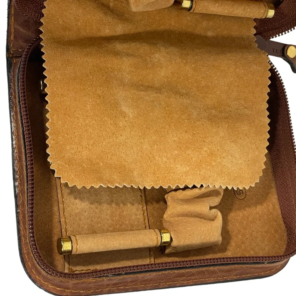 Sir Rondo’s Made In Italy Leather 4 Watch Zip Around Collector Watch Travel Case - Picture 10 of 13